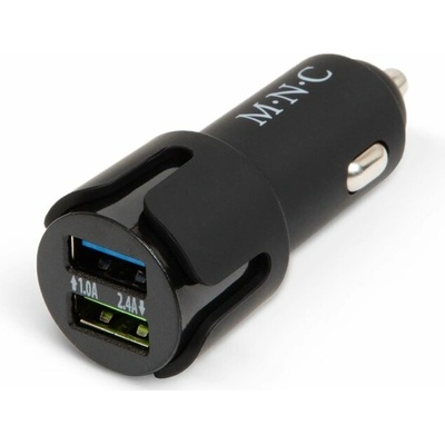 GLOB Adaptér do autozapalovača - 2 x USB - čierna