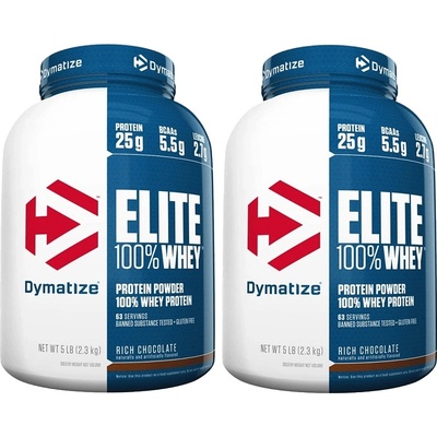 Dymatize Elite 100% Whey Protein, 2x2170 Grams