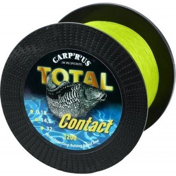 Carp ´R´ Us Šnúra Total Contact Žltá 1200m 0,25mm 13,6kg