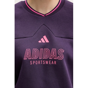 Adidas Суичър adidas Tiro в лилаво с принт JX5119 (JX5119)