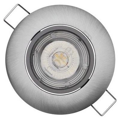 EMOS Led вградено осветително тяло exclusive led/5w/230v 3000 k сребристо (ems113)