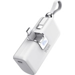 Trust Външна батерия TRUST Pacto 5000 mAh Pocket Powerbank White (26105) - Allstore