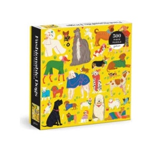 Fashionable Dogs 500 Piece Puzzle (2024)