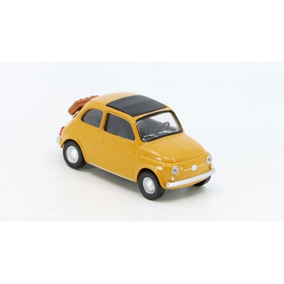Norev Fiat 500F 1965 tmavě žlutá 1:43