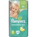 Pleny Pampers Active Baby 5 64 ks