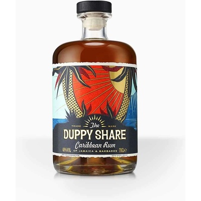 The Duppy Share Aged Caribbean Rum 40% 0,7 l (čistá fľaša)