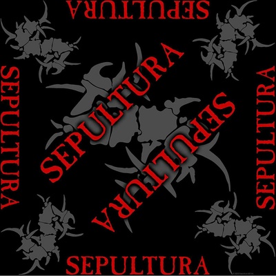 Šatka Sepultura Logo čierna