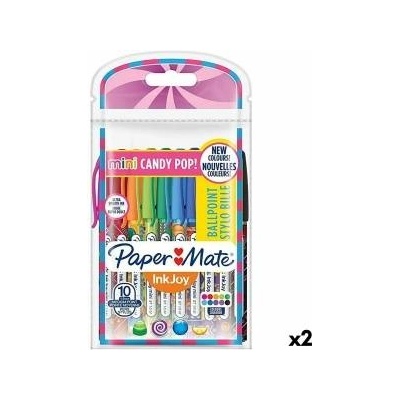 Paper Mate Комплект Химикали Paper Mate Mini Candy Pop Многоцветен 1 mm (2 броя)