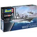 Revell Сглобяем модел, Revell, Американски щурмови кораб USS Wasp Class, 142 части