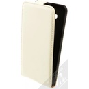 Pouzdro SLIGO Elegance SAMSUNG G530 Galaxy Grand Prime bílé