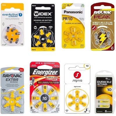 Panasonic Size 13 Hearing Aid Batteries – PR13 PR48 Zinc Air 1.4V, 0% Mercury