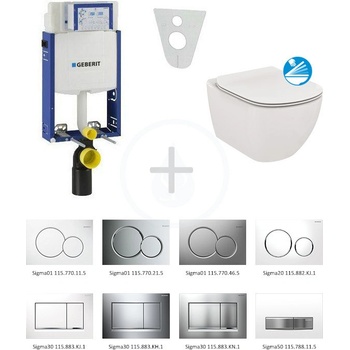 Geberit Kombiffix Ideal Standard Tesi s tlačítkem Sigma01 110.302.00.5 NE1