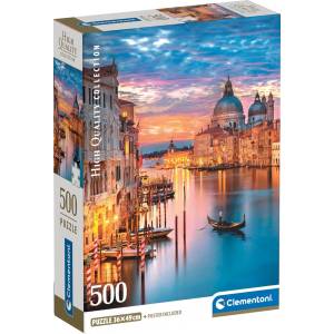 Clementoni Пъзел Clementoni от 500 части - Светлините на Венеция (35542)