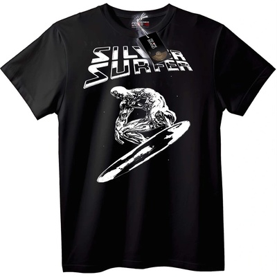 NOONEBRAND Тениска Silver Surfer - L, White