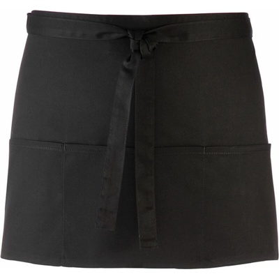 Premier PR 155 Krátka zástera do pása s vreckom black
