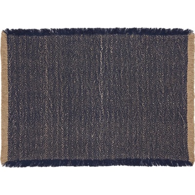 Kave Home Silati Set dvou modrých prostírání 50x35cm