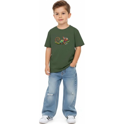 Chlapčenské tričko Chameleón Baby blue
