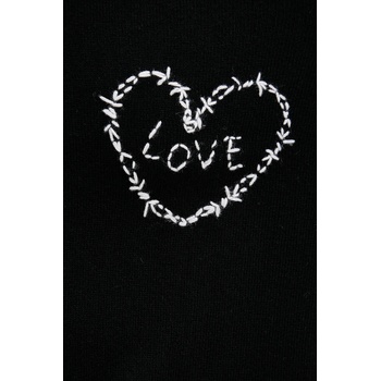 Zadig&Voltaire Вълнен пуловер zadig&voltaire мъжки в черно от лека материя kmsw01793 (kmsw01793)