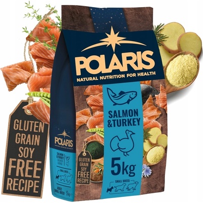 Polaris GF Puppy Small breed Losos & Morčacie 5 kg