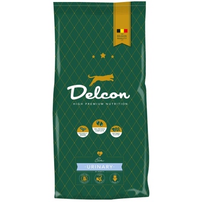 Delcon Cat Urinary High Premium - супер премиум суха храна за пораснали котки от всички породи, с профилактика на уринарният тракт, БЕЗ ЗЪРНО, с домашни птици и риба, 8, 75 кг - Белгия