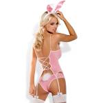 Obsessive Bunny Suit 4 pcs Costume Pink L/XL