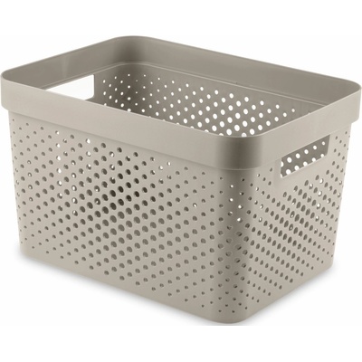 Curver Infinity 17 l Úložný box 36 x 27 x 22 cm recyklovaný plast béžový 04740-X67