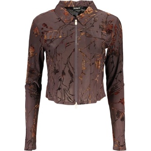 DESIGUAL Дамски пуловер desigual, Размер xs, Цвят Кафяво (26wwtk25bucarest_ma6000)