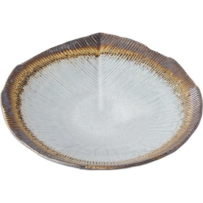 MIJ Veľká misa Akane grey nepravidelný tvar 23 cm