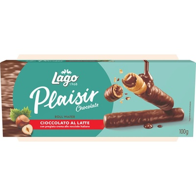 Gastone Lago kakaové trubičky Nocciola 100 g – Zboží Dáma