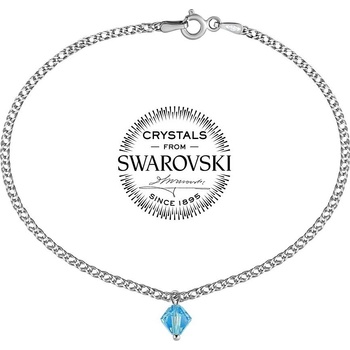 SILVEGO stříbrný náramek se Swarovski Crystal VSW066B
