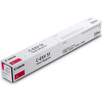 Canon Тонер касета за Canon imageRUNNER Advance C5500/DX C5700 Series - Toner - C-EXV51L (CEXV51L) / 0486C002 - Magenta - S - (0486C002 / 0486C002AA) - PN 0486C002 (0486C002)
