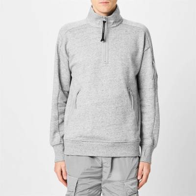 C.P. Company Блуза CP COMPANY Lens Arm Quarter Zip Sweatshirt - Grey M94