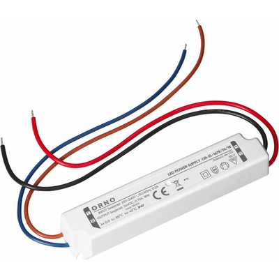 ORNO LED ovládač, hermetický, 24 V, 18 W, IP67, plastové puzdro