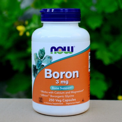 Now Foods Boron 3 mg 250 kapsúl