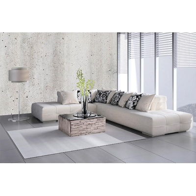 Самозалепваща се флизелинова фототапета стара светла бетонна стена 375 x 250 см