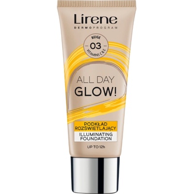 Lirene Dermoprogram tekutý make-up na tvár s vitamínom c béžová 03 30 ml
