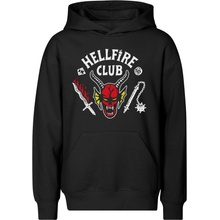 Stranger Things Hellfire Club černá