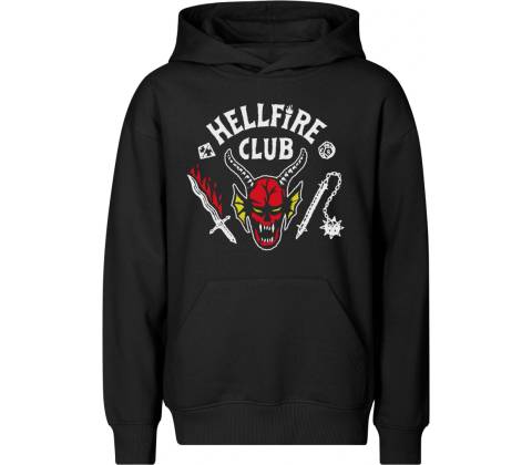 Stranger Things Hellfire Club černá