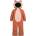 WeeDo Детска грейка WeeDo Kid's Squirdo Schneeanzug Overall - Leather Brown / Old Rose (702-4936-0112)