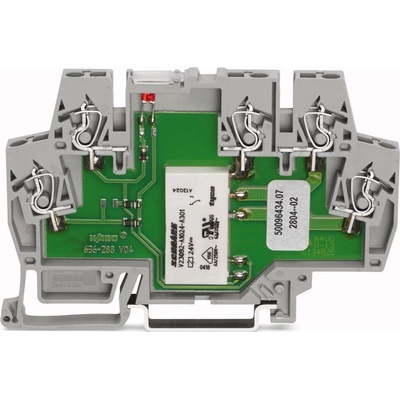 WAGO 859-314 reléová svorkovnice , 24 V/DC, 50 mA, 1 přepínací kontakt, 1 ks