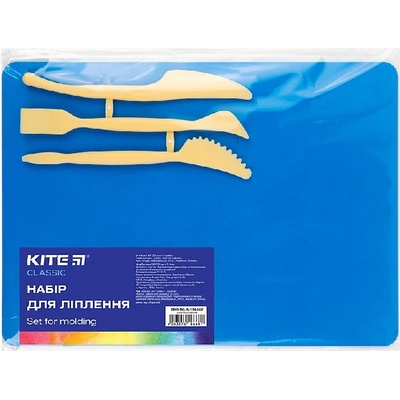 Kite Дъска с нож за пластелин Kite Classic Син (1616008-06-K-1140-02)