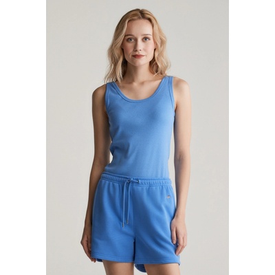 Gant SLIM RIBBED TANK EVENING BLUE