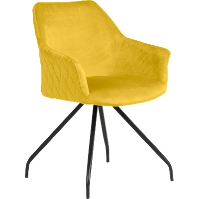 Carmen Трапезен стол kendal - жълт bf 2 (3532007_5)