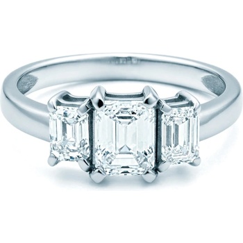 SAVICKI Годежен пръстен Savicki: бяло злато, лаборатори диаманти