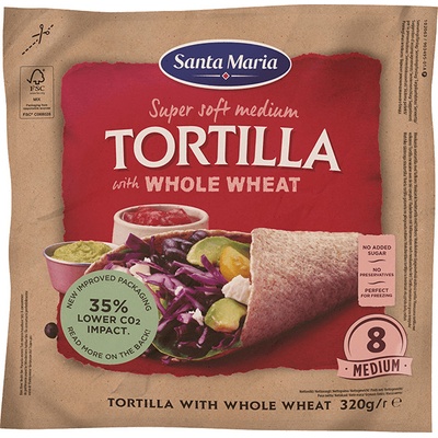 Santa Maria Celozrnná tortilla 320 g