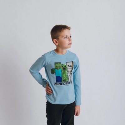 Tričko Minecraft Blue