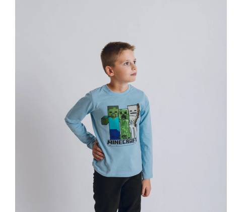 Tričko Minecraft Blue