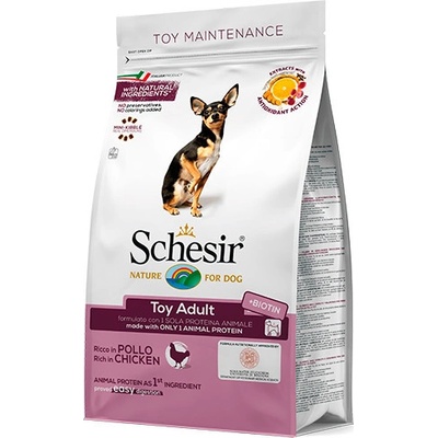 Schesir Dog Toy Adult Kuracie s ryžou 0,8 kg