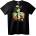 NOONEBRAND Тениска Мафиотски Парички - 2XL, Black