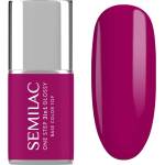 Semilac One Step 3in1 Glossy гел лак за нокти цвят 595 Bright Purple 7ml